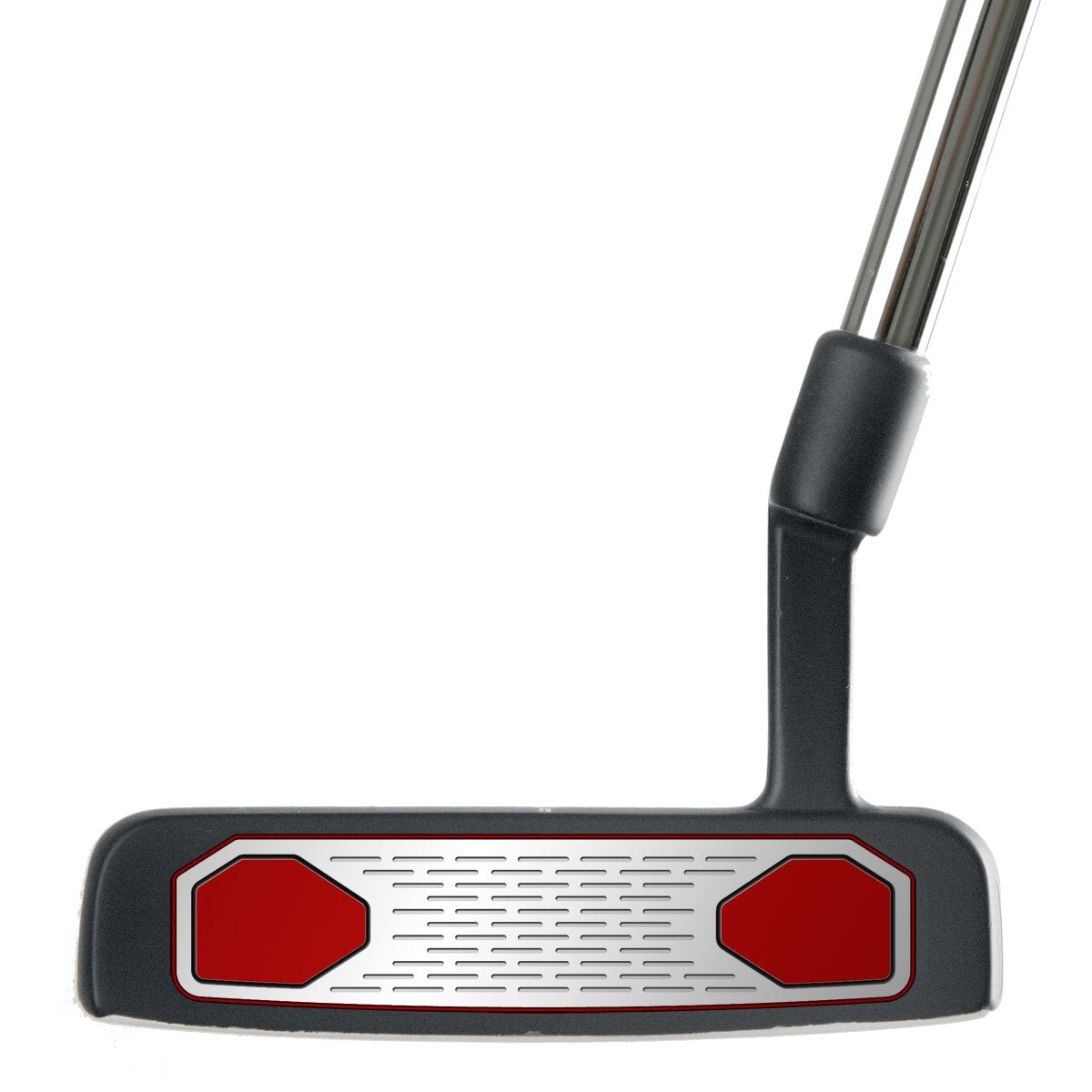 PowerBilt TPS X-Type M600 putter face view shows soft grooved insert for smooth roll
