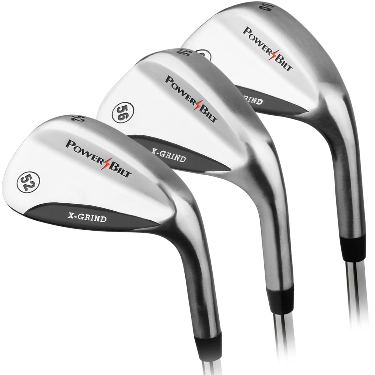 Powerbilt X-Grind 52° pitching wedge for precise short-game control.
