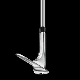 Powerbilt X-Grind satin-finish steel shaft and grip emphasize durable construction.