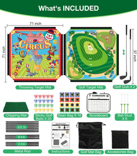 Powerful Xishan 24 golf balls included for group play.