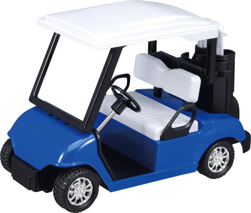 PowerTRC 6-pcs diecast golf carts side view highlights durable, collectible quality.