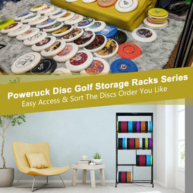 Poweruck H-frame stability demonstrates sturdy construction for steady disc placement.