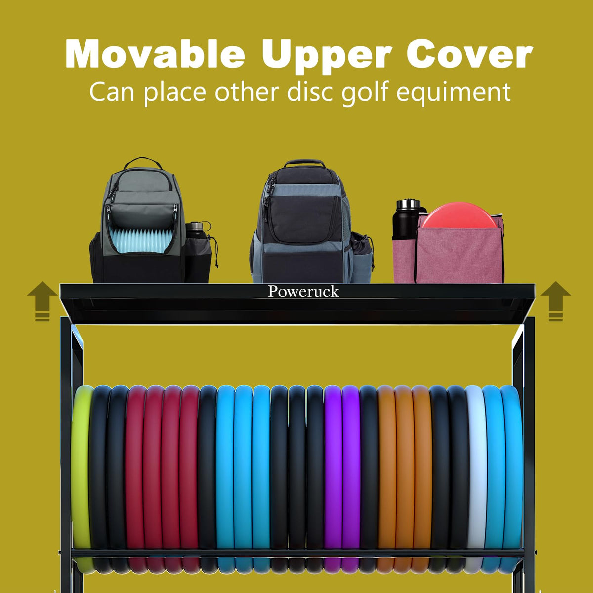 Poweruck durable metal finish with powder coating blends with any space.