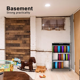 Poweruck versatile storage for garage, playroom, or classroom.
