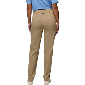 prAna Koen Daily Pants Sandbar inseam detail showing length options.