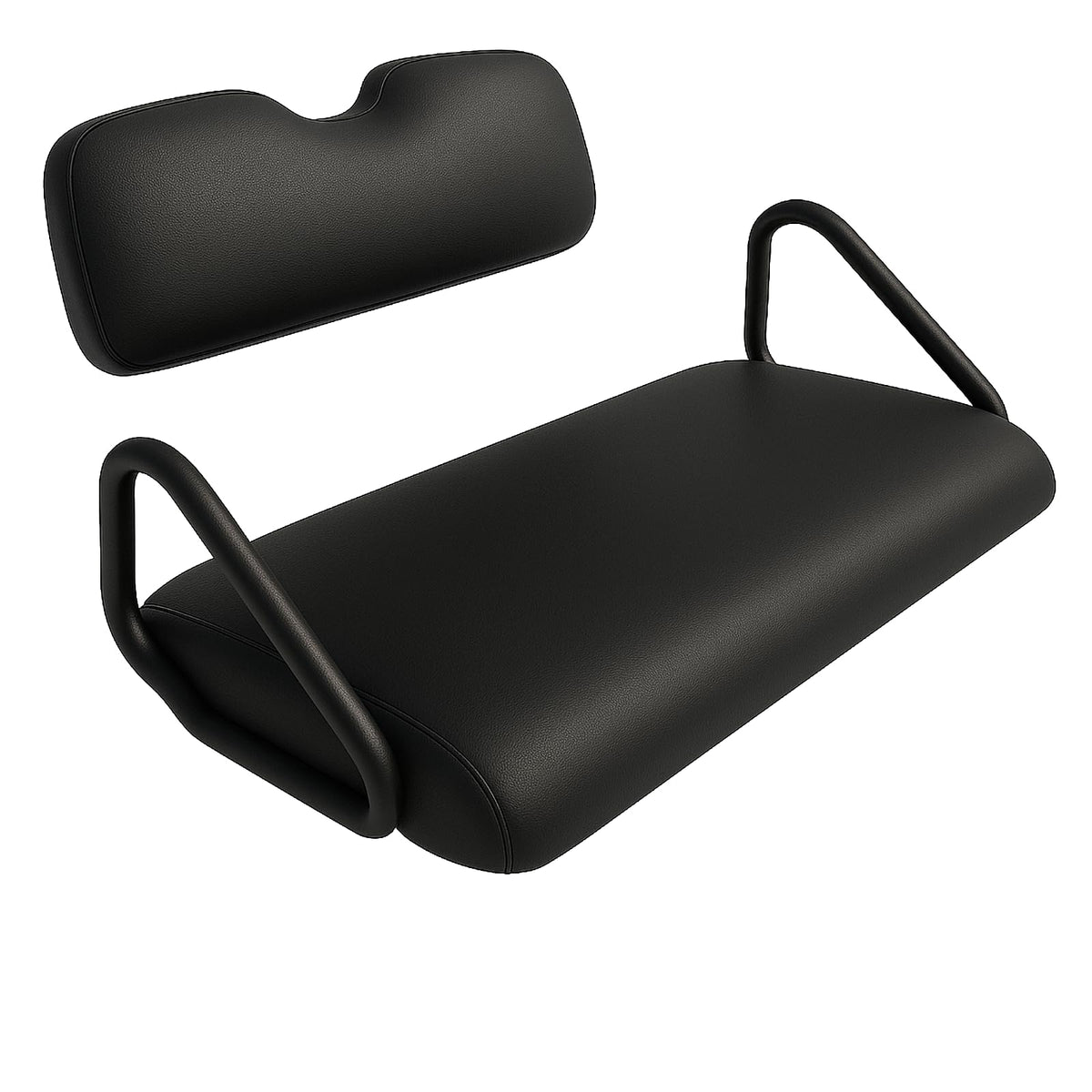 Prefer Warehouse seat cover installation demonstrating the staple-on method for DIY carts.