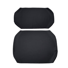 Prefer Warehouse marine-grade black vinyl provides all-weather durability and waterproof protection.