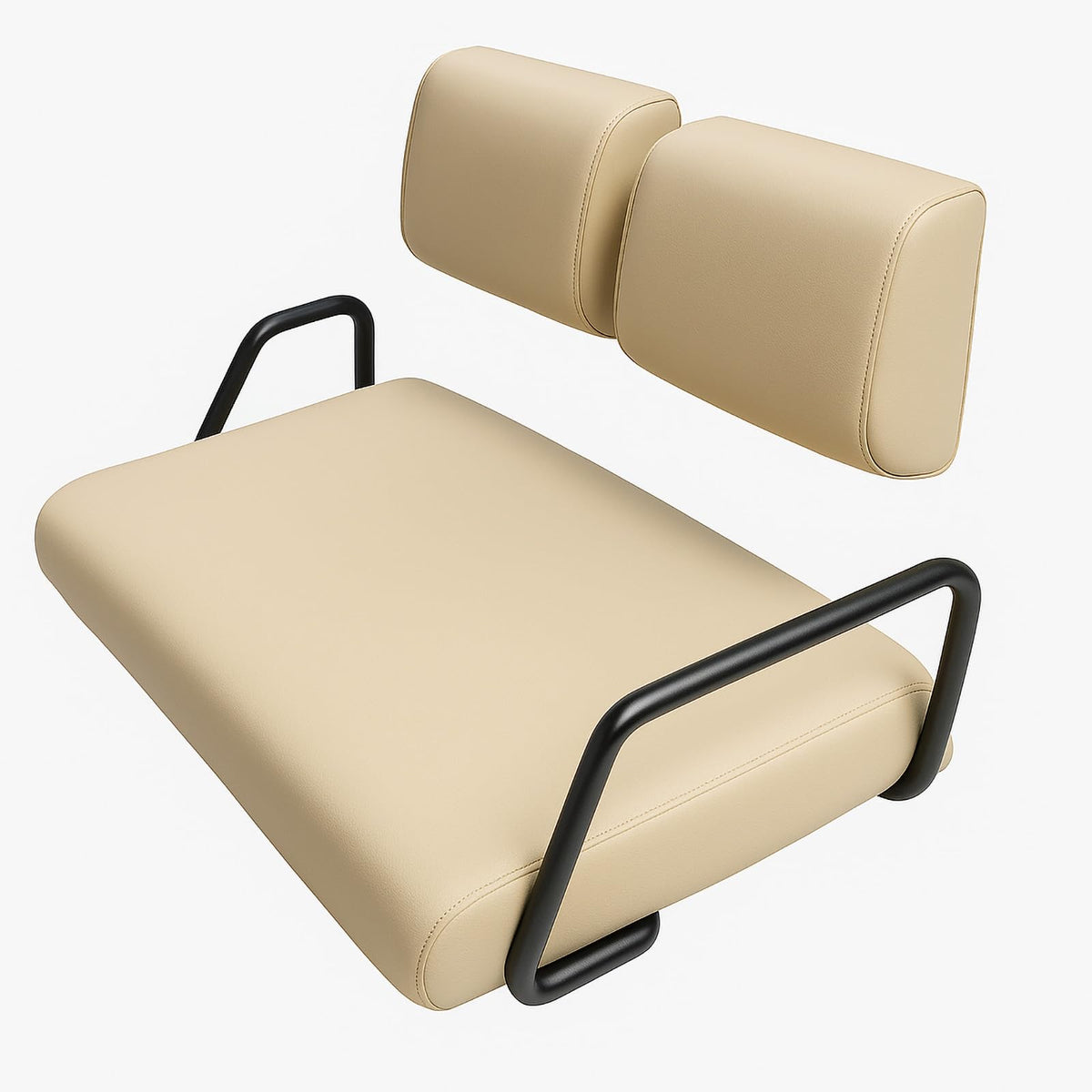 Prefer Warehouse Yamaha G11 front seat cover in tan, waterproof vinyl for outdoor golf carts.