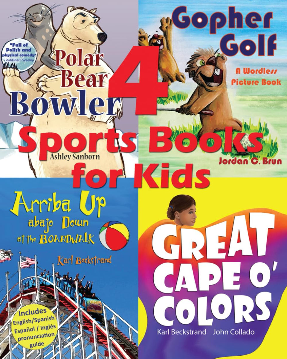 Premio 4-sports-books-for-kids cover invites beginner readers to explore sports