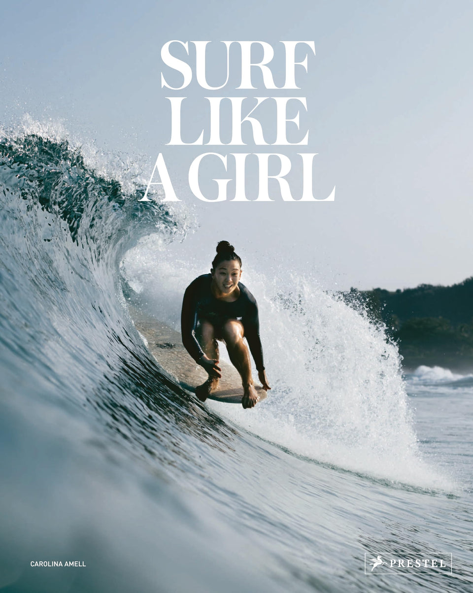 Prestel Surf Like a Girl cover image featuring diverse surfers, inspiring possibility for every reader.