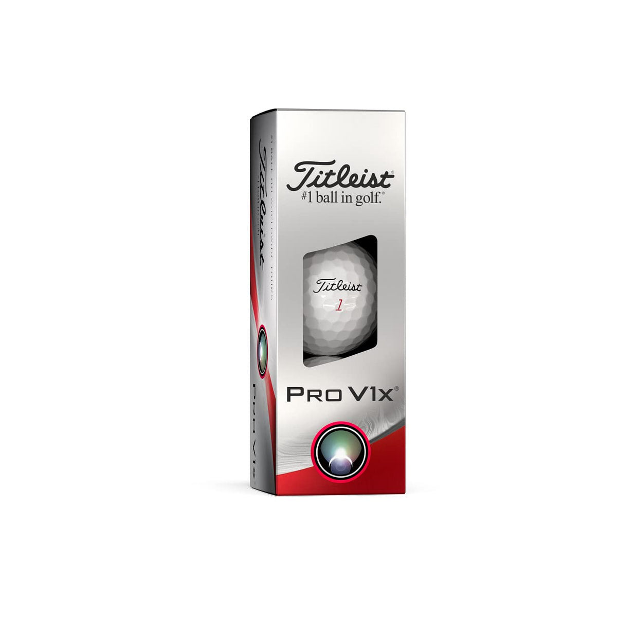 PrideSports Titleist Pro V1x easily identifiable ball on course for quick recognition