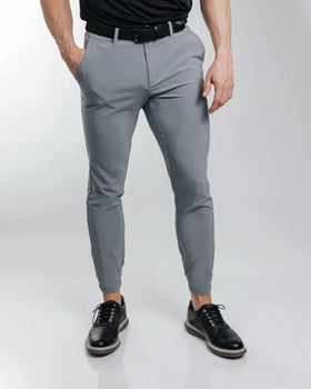 Primo Golf Jogger light gray color matches apparel and hides wear.