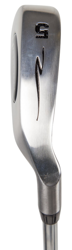 Principle Golf 6-iron with mid-size sole improves contact.