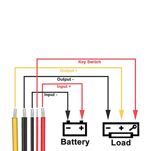 Pro Chaser DC-DC converter key-switch connection option for control