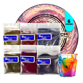 PRO Chemical Disc Dye Sun Yellow powder enhances bold disc artwork.