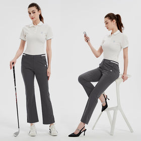 Pro X Gear golf pants stretch fabric enables full range of motion.