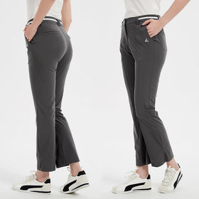 Pro X Gear women's golf pants bottom slit design adds style and mobility