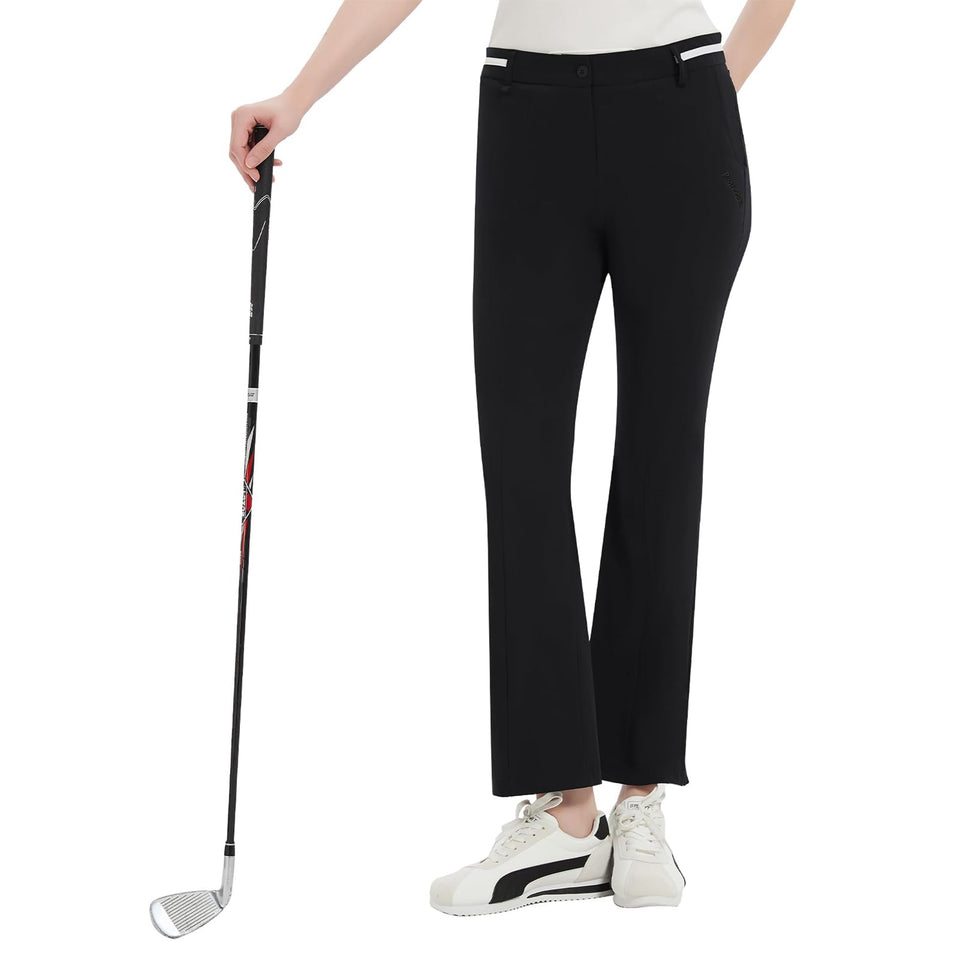 Pro X Gear women's golf pants with four pockets secure essentials on the course.