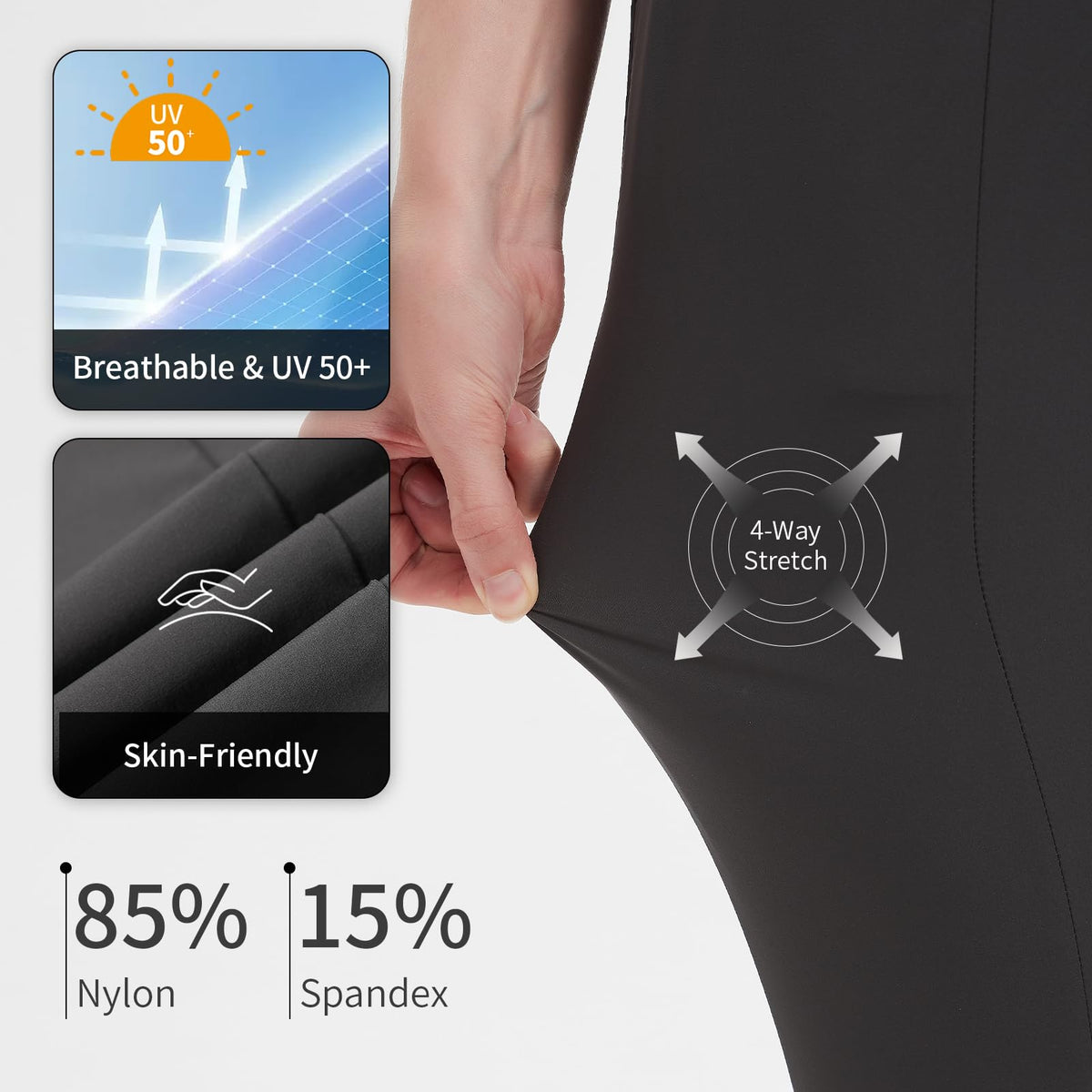 Pro X Gear pants with UPF 50 protection for sunny rounds.
