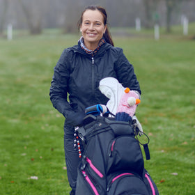 ProActive Sports Golf Ultimittens stays in position for fast hands-in, hands-out access.