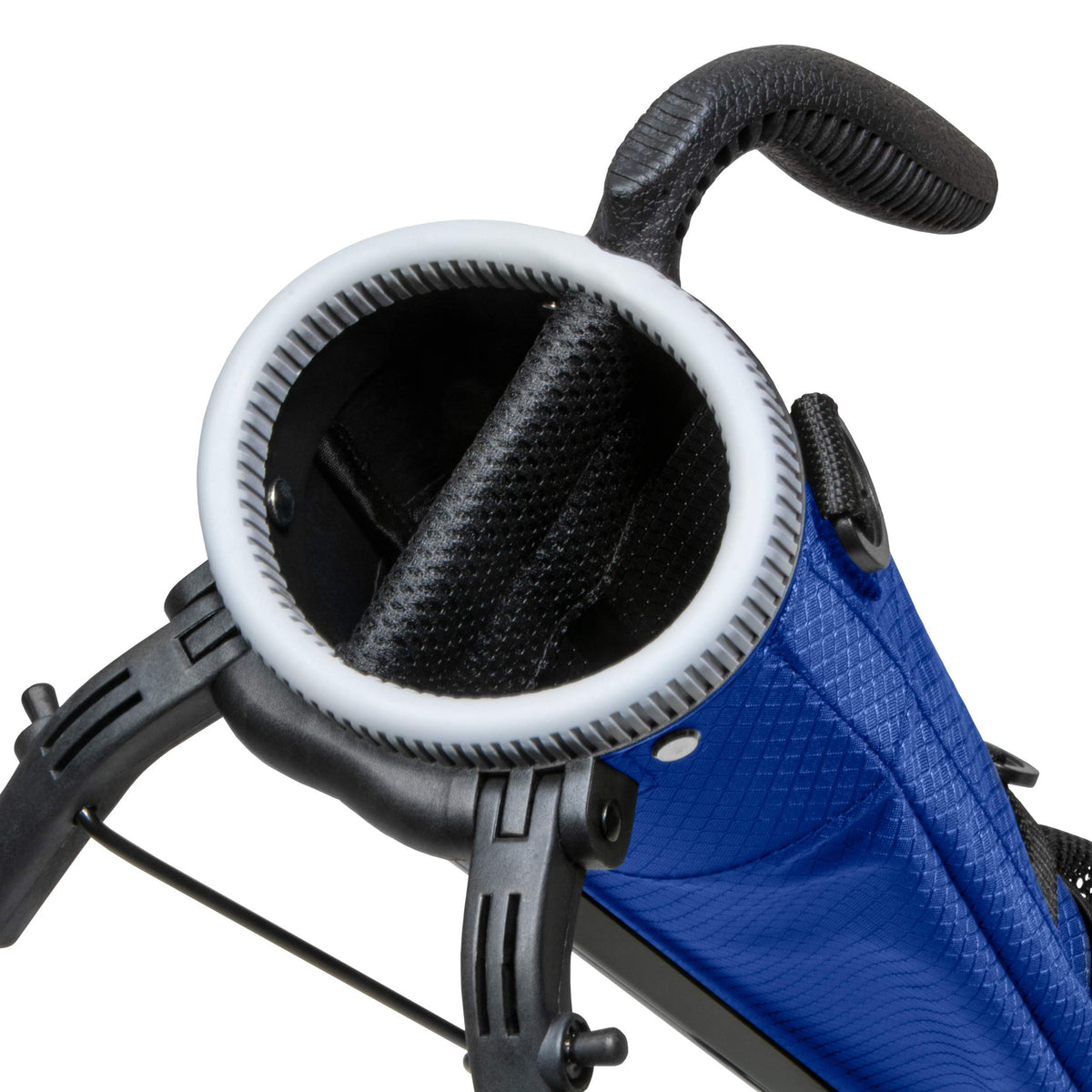 ProActive Sunday Stand Bag blue rear view highlighting compact storage