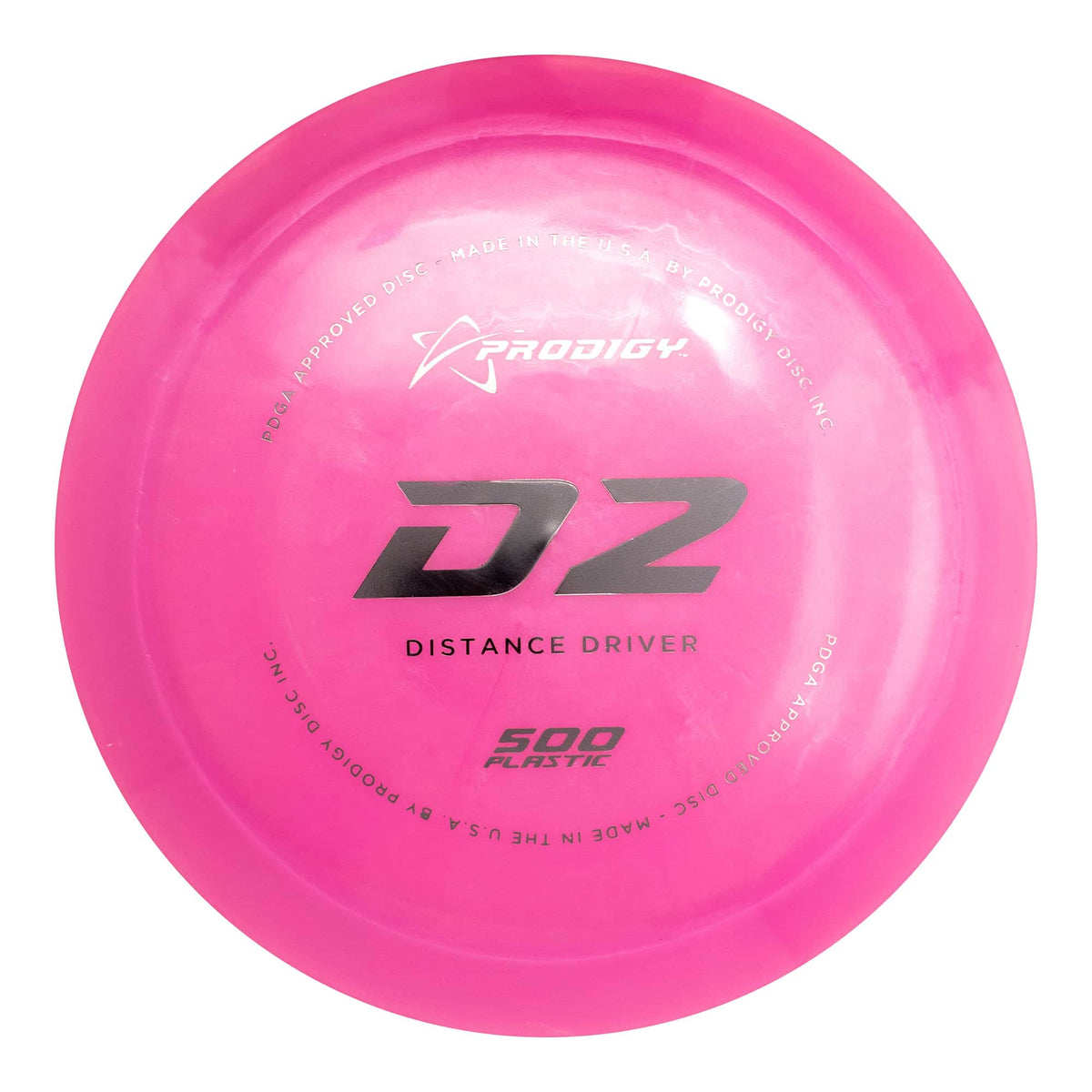 500 Plastic grip on Prodigy 500 D2 feels firmer for confident releases.