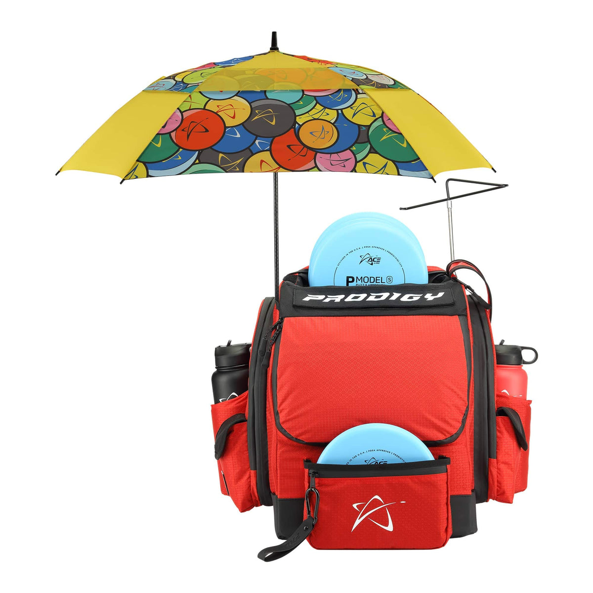 Prodigy BP-1 V3 adjustable shoulder straps for comfortable carrying