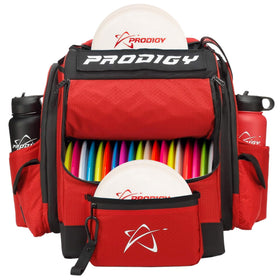 Prodigy BP-1 V3 front pocket with discs for quick on-course access