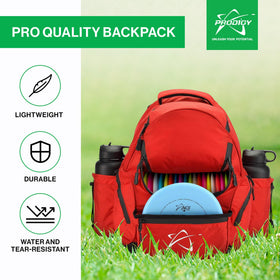 Prodigy BP-3 adjustable shoulder straps ensure comfortable carry.