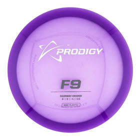 Vibrant colors and stamps on Prodigy F9 improve visibility on course.