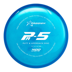 Prodigy PA-5 putter in hand showing comfortable grip for beginners