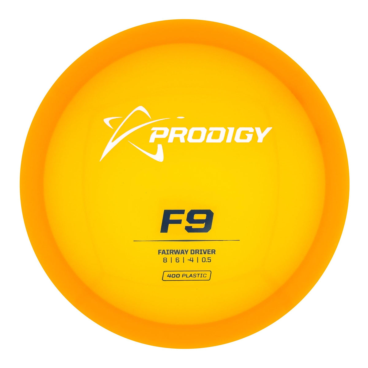 Close up of Prodigy 400 Plastic grip on the F9 for reliable throws.