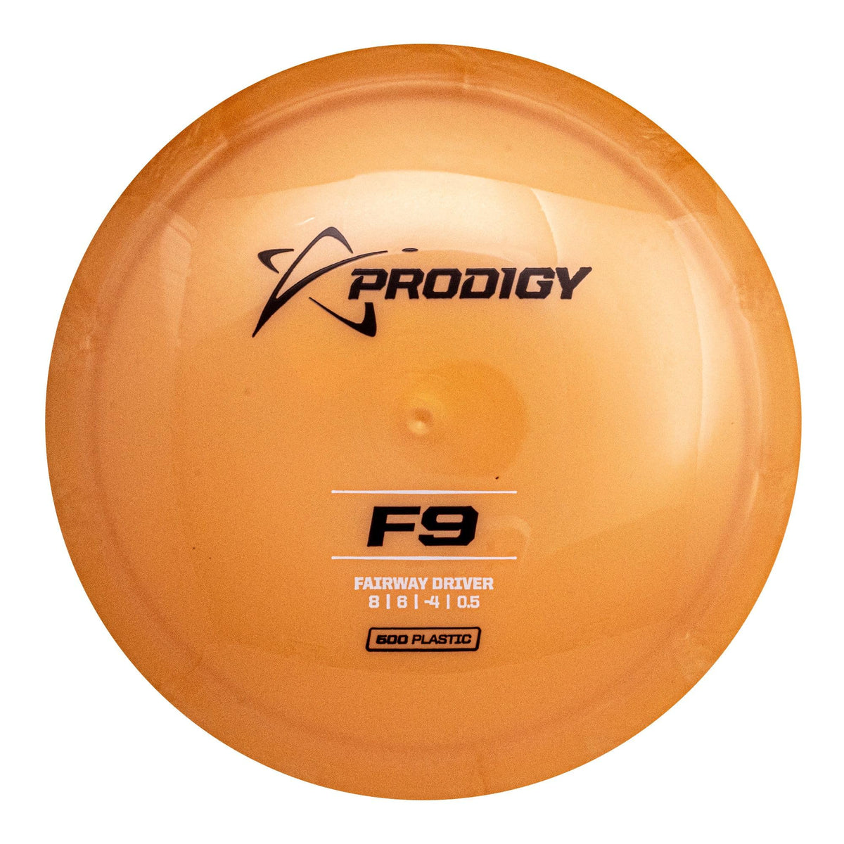 Prodigy Disc 500 F9 flight plate close-up with confident grip in 500 Plastic