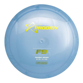 Prodigy Disc 500 F9 front view showing understable starter-friendly fairway driver