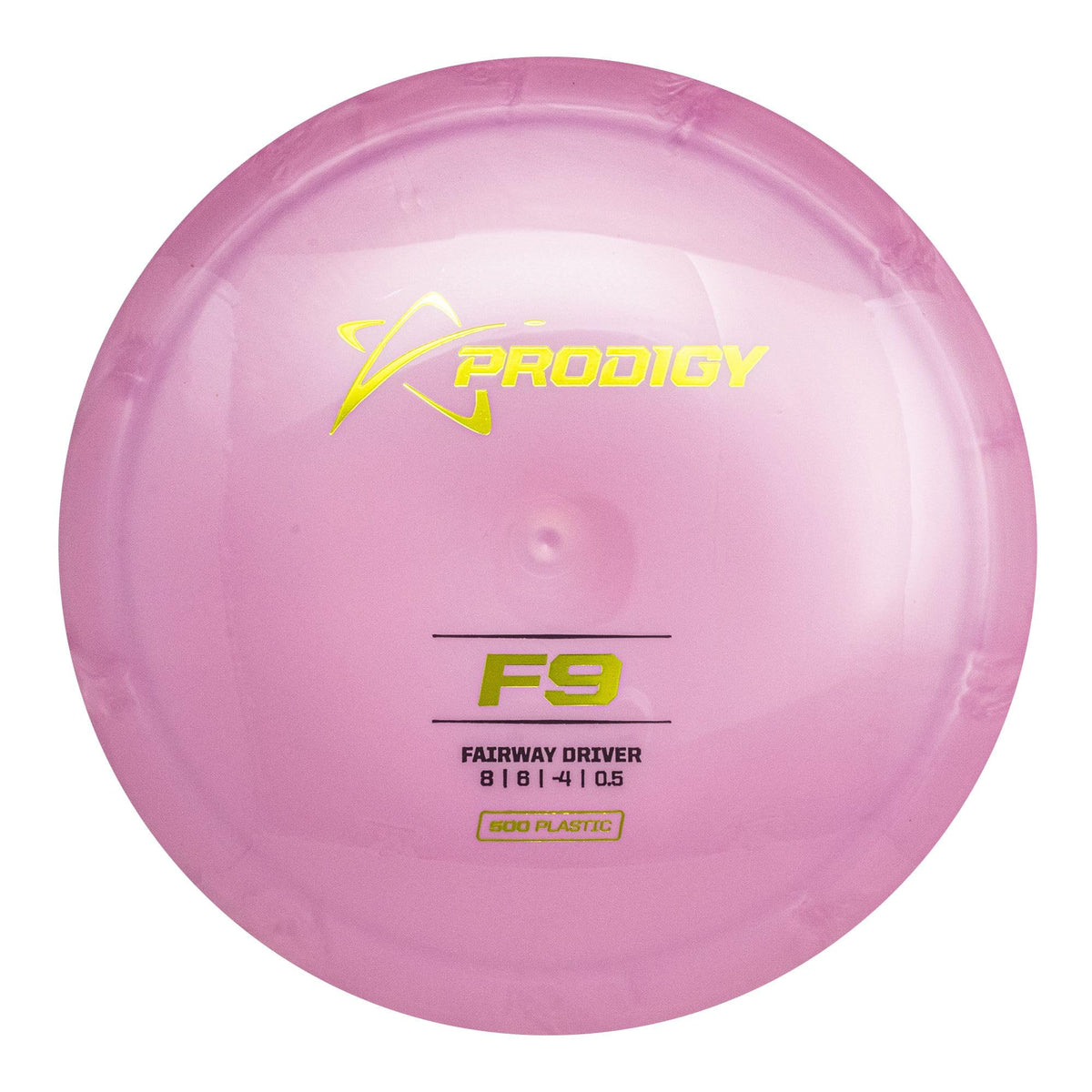 Prodigy Disc 500 F9 stamp variation note: colors and stamps vary