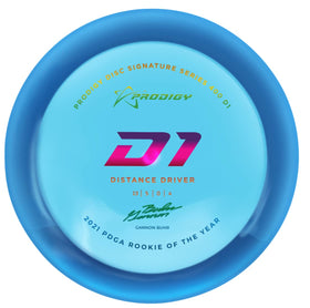 Prodigy Disc Gannon Buhr 400 D1 front view shows overstable flight for headwinds