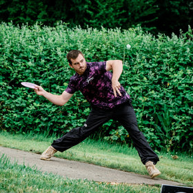 Prodigy Disc Gannon Buhr 400 D1 overhead shot illustrating overstable distance flight
