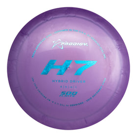 Prodigy Disc H7 durable plastic close-up highlighting sturdy build for rough tees.