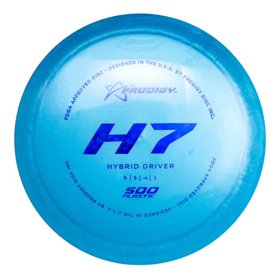 Prodigy Disc H7 understable flight in action, ideal for easy turnovers and hyzer flips.