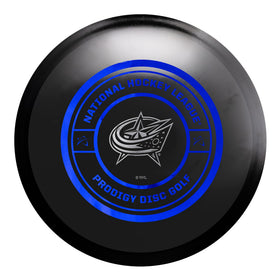 Prodigy Disc The Puck 400 P Model OS front view with NHL stamp for reliable approach shots.