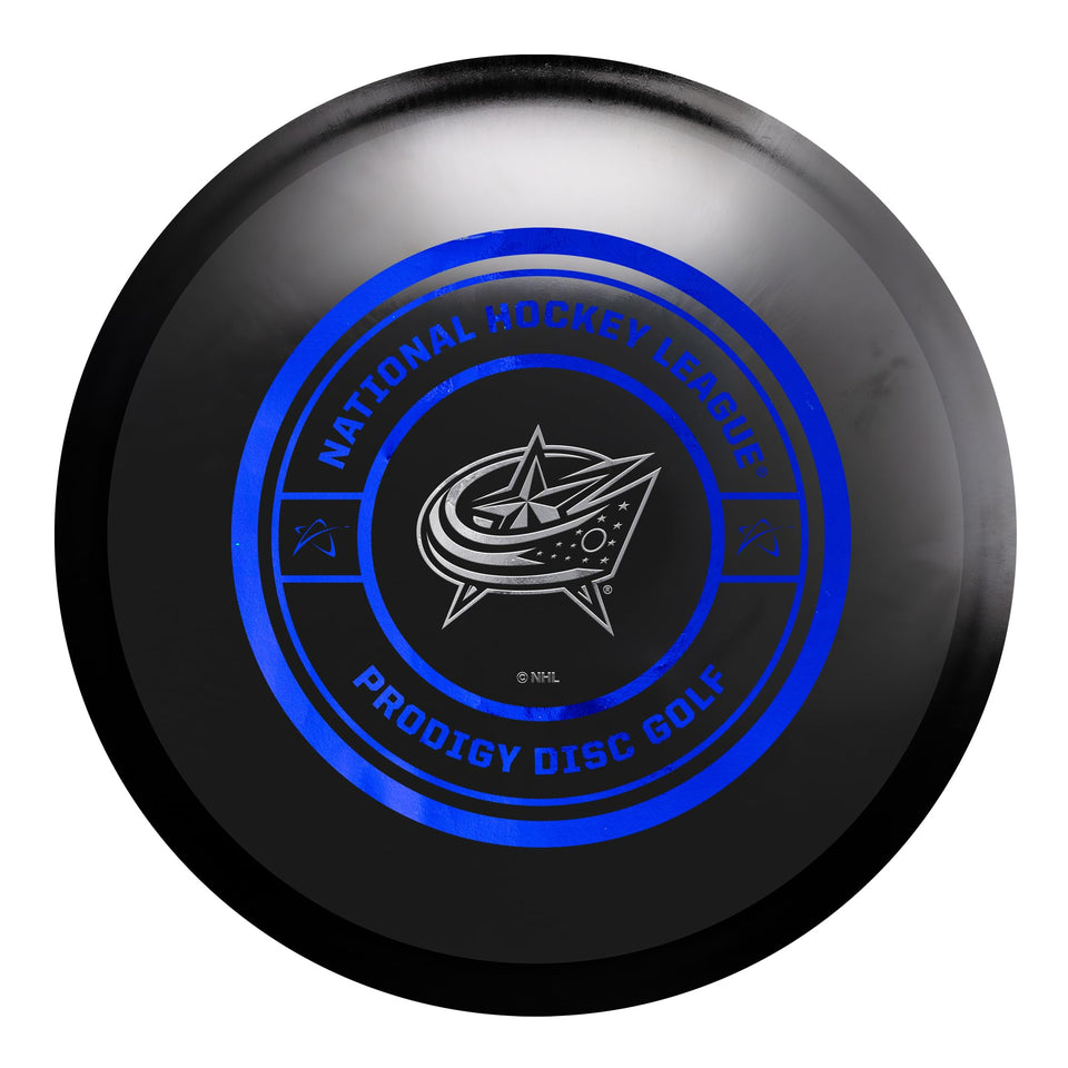 Prodigy Disc The Puck 400 P Model OS front view with NHL stamp for reliable approach shots.