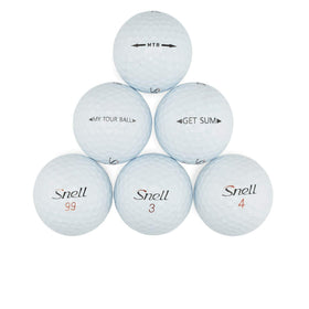 Professional Golf Snell ball mix packfront: used balls for affordable practice.