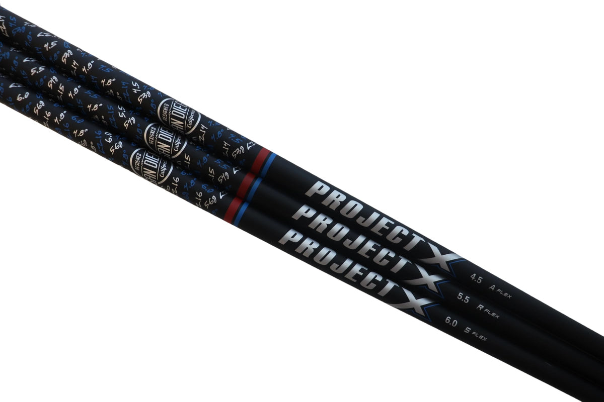 Project X LZ San Diego driver shaft closeup highlights premium build and smooth energy transfer.