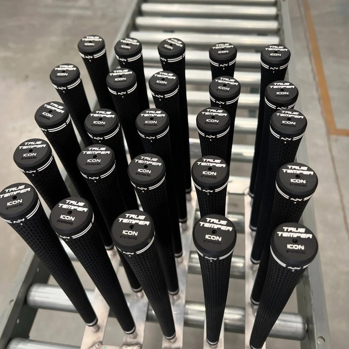 PROJECTX ICON golf grip showing multi-directional channels for improved grip in multiple planes.