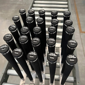 PROJECTX ICON golf grip showing multi-directional channels for improved grip in multiple planes.