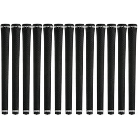PROJECTX True Temper ICON golf grips midsize black white close-up texture for secure traction.