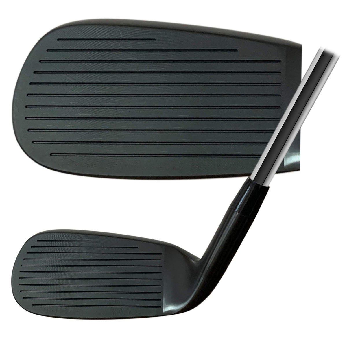 Pron chipper black oil finish adds durability and low glare.