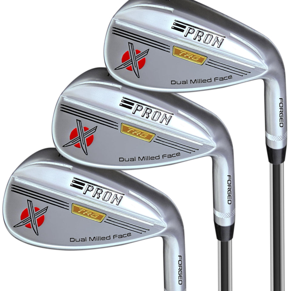 Pron TRS wedge 50-degree with Krisa steel shaft enhances precision on approach shots