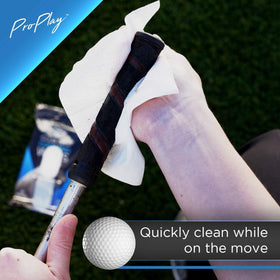 ProPlay Club Grip Cleaning Wipes grip tack restoration supports better control.