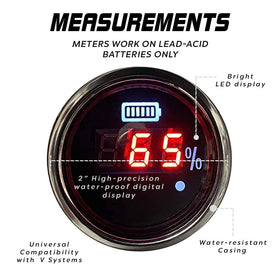 PROSPORT bright LED display offers day and night visibility for quick readings.
